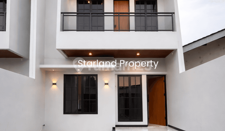 Rumah 2 Lantai Siap Huni Scandinavian Keren bisa KPR di Graha Raya