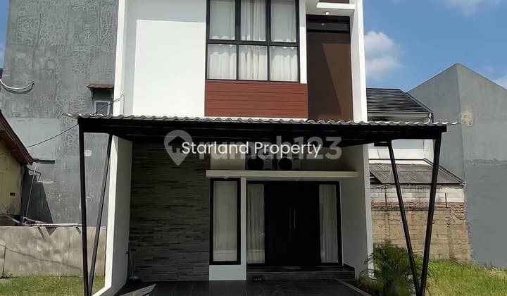 Rumah 2 Lantai Mezzanine Scandinavian Di Serua Bsd
