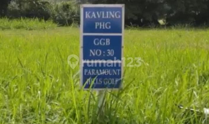 Kavling View Golf Cluster Mewah Paramount Hills Golf Gading Serpong