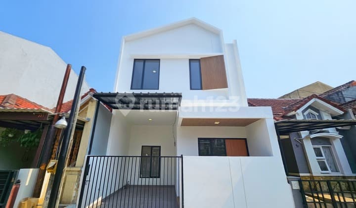 Rumah Modern Minimalis 2 Lantai di Cluster Anemon, Taman Harapan Baru Bekasi Utara