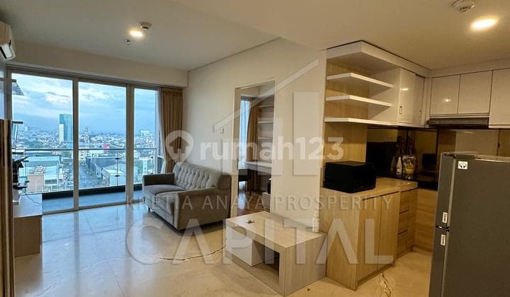 Unit Istimewa Landmark Residence Apartment Type 2Br Furnished City View di Lantai 12 Depan Pocket Garden