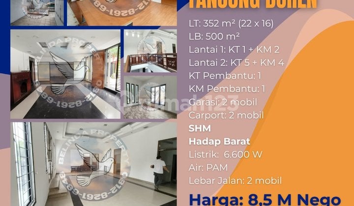 Rumah Siap Huni 2 Lantai Tanjung Duren Hadap Barat