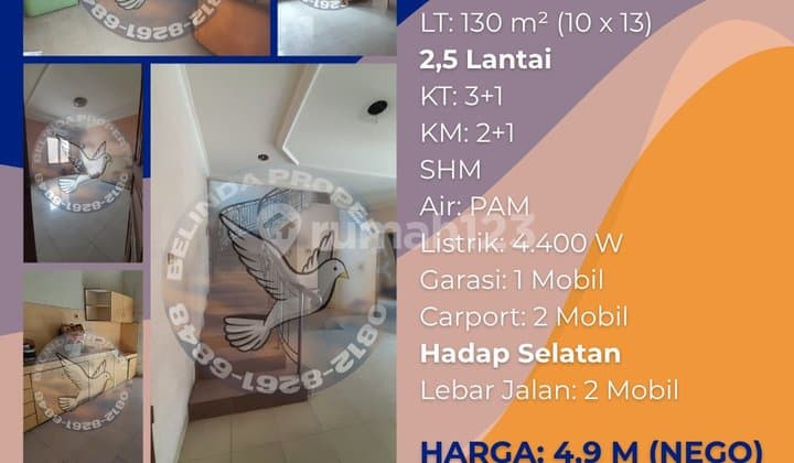 Rumah 2 Lantai Tanjung Duren Hadap Selatan