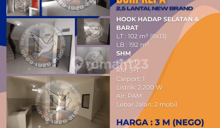 2 1/2 New Brand House Duri Kepa Facing South-West