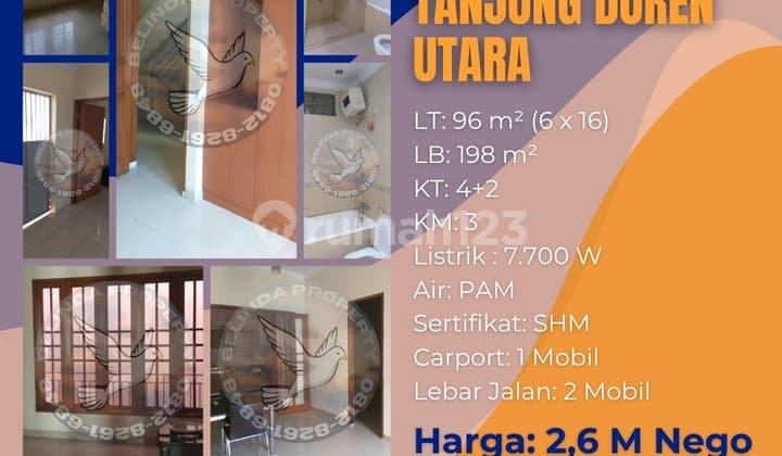 Rumah Siap Huni 2 Lantai Tanjung Duren Utara