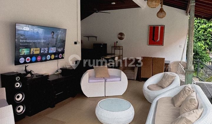 For Rent Yearly 2 Bedroom Villa with River View in Canggu DD