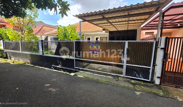 Rumah Komplek Pusri 1 Lantai, Aman, Bebas Banjir, Lingkungan Tenang