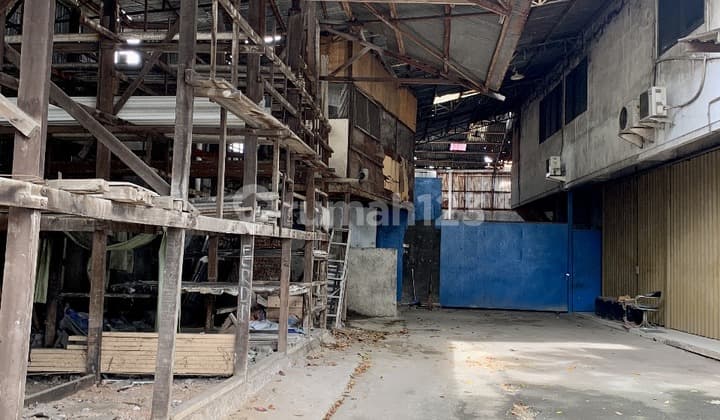 Nepis Gudang + Bangunan Hadap Jalan Raya Utama Serpong, 5 Menit ke Tol di Serpong Utara