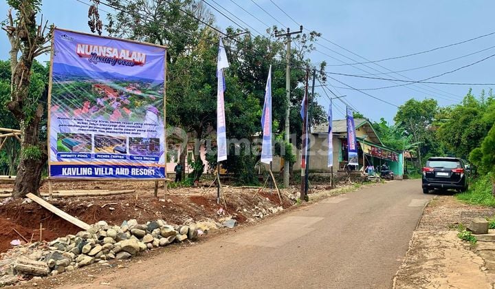 Jual Tanah Kavling Pinggir Jalan Bisa Bangun Dekat Cibubur SHM