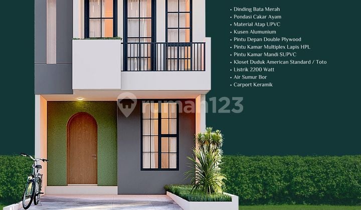 Rumah Dijual di Timur Jakarta Dekat Kota Wisata Cibubur 490 Juta