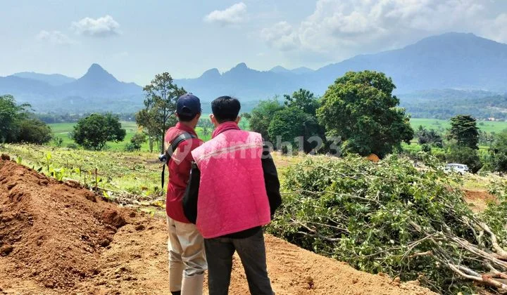 Tanah Kavling Murah Bisa Bangun View Gunung Dekat Cibubur Ajb
