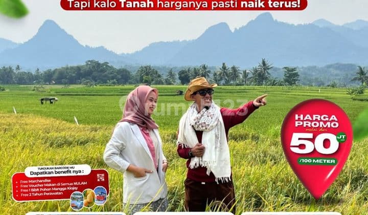 Dijual Tanah Kavling 100 Meter Bisa Bangun Permanen Akses Via Tol