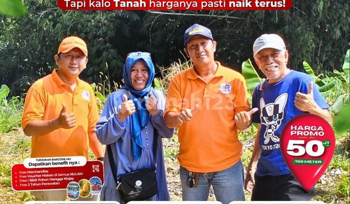 Tanah Kavling Murah 100 Meter Bisa Bangun Permanen Akses Via TOL