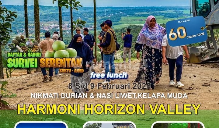 Tanah Kavling Murah Dekat Jakarta 60menit Dari Tol Nagrak Cibubur