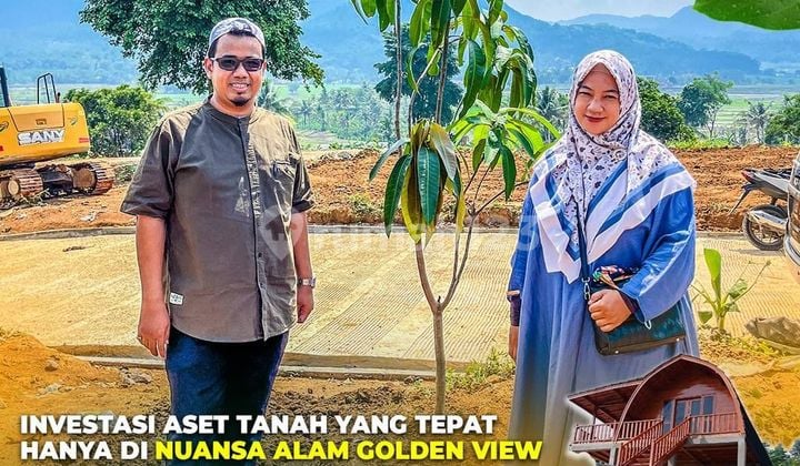 Tanah Kavling 100 M² Siap Bangun Pinggir Jalan View Indah Gunung