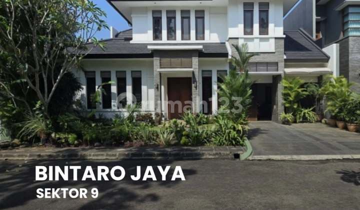 Beautiful Self-Built House in Premium Cluster Bintaro Jaya Sector 9