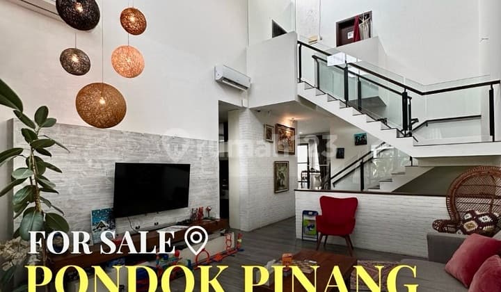 Rumah Mewah Murah Fully Futnished di Dalam Town House Pondok Pinang Area Jakarta Selatan