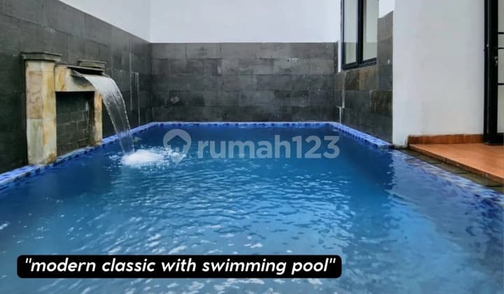 Rumah Baru Murah dengan Fasilitas Swimming Pool di Veteran Jskarta Selstan