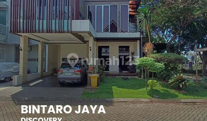 Jarang Ada. Rumah Murah Mewah Cantik Posisi Hoek Dalam Cluster One Gate System di Discovery Bintaro Jaya Sektor 9