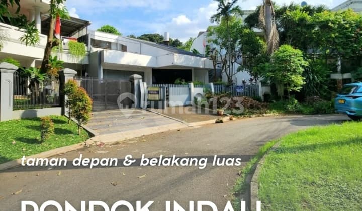 Rumah Murah Luas Di Pondok Indah , Akses Jalan Lebar Bebas Banjir