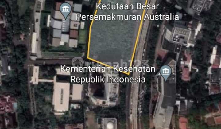 Dijual Tanah di Hr Rasuna Said Kuningan Dpn Depkes Harga NJOP D2o