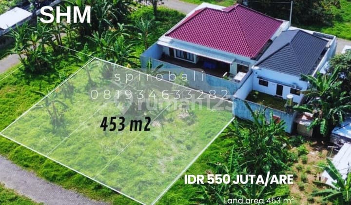 Tanah Kavling Gianyar Dekat Wisata Goa Gajah