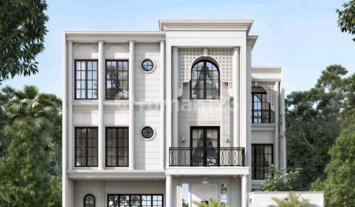 Rumah Strategis Depan Taman dengan Swimming Pool di Bintaro Tangsel 16081 Lr