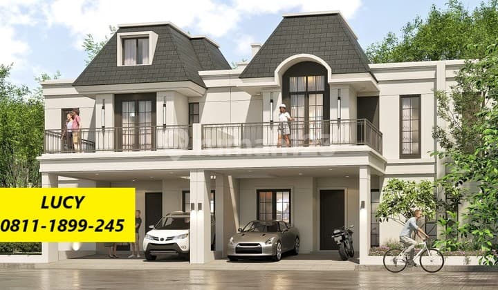 2-Story Brand New American Style House in Graha Raya Bintaro 17190-AM 08111899245