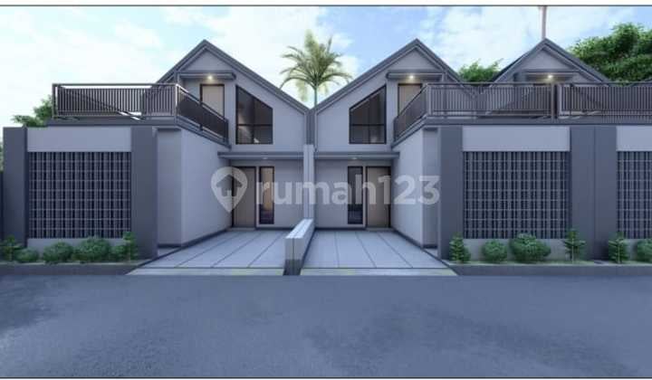Rumah 2 Lantai Area Larangan Dekat Inpres Halte Puribeta