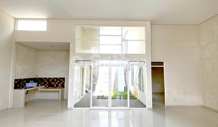 Cheap for Rent Modern Minimalist Empty House in Dieng