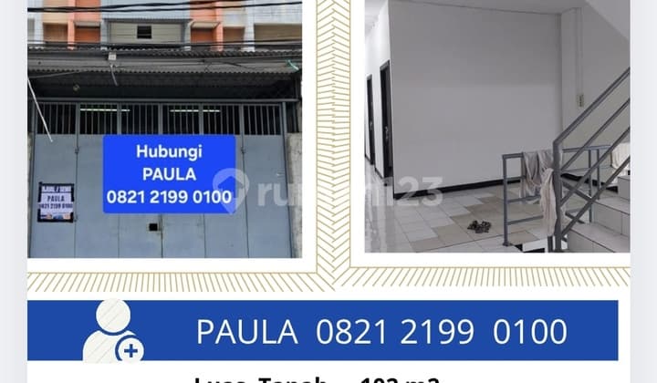 Ruko, 4 Lantai, SHM, di Kemayoran,