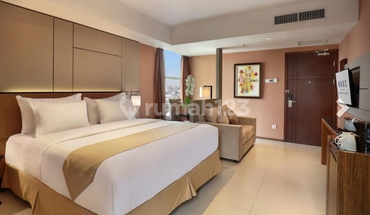 For Sale Condotel Yuan Garden Deluxe Type Rp 1.5 M Negotiable Pasar Baru Mansion Nice Furnished