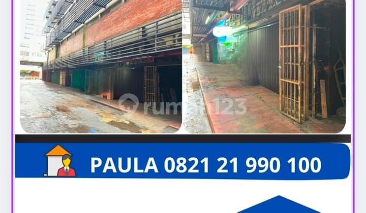 Toko Glodok Jaya Lantai Dasar Dibawah Harga Pasar Rp 1.58 M Nego Ruang-Usaha di Glodok 16.5 M² Unfurnished HGB