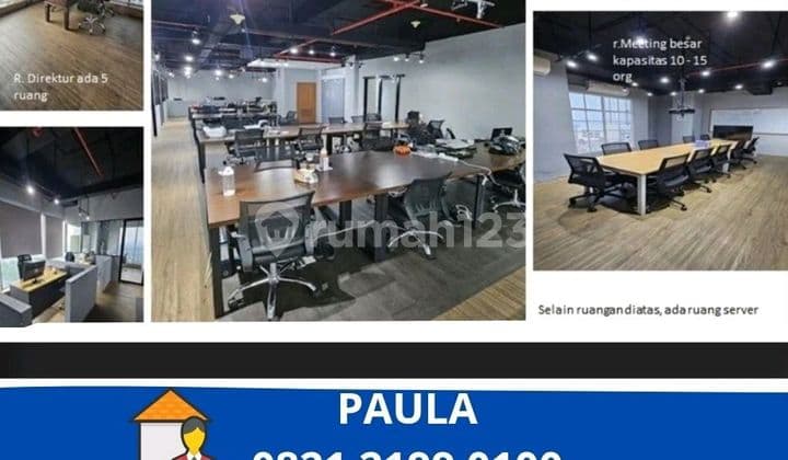 Office Tower Permata Hijau Jakarta. Selatan Rp 7.5 M Perkantoran di Permata Hijau 275.0 m² Furnished HGB