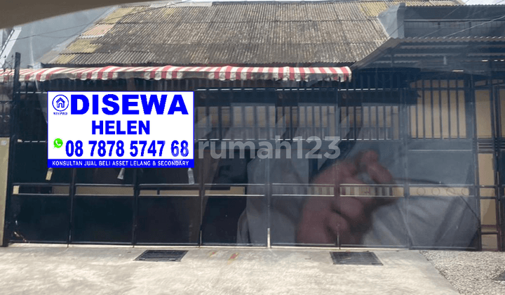 Rumah Lama 1.5 Lantai, Layak Huni Pinggir Jalan Raya Di Tomang