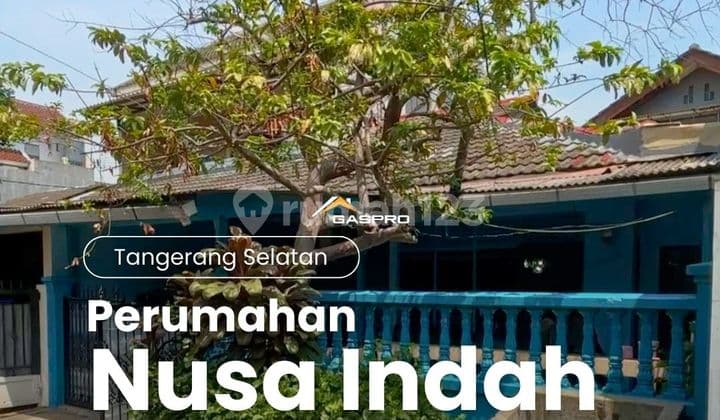 Rumah 1 Lantai di Perum Bukit Nusa Indah, Ciputat - LT 120M2 (8×15) | SHM