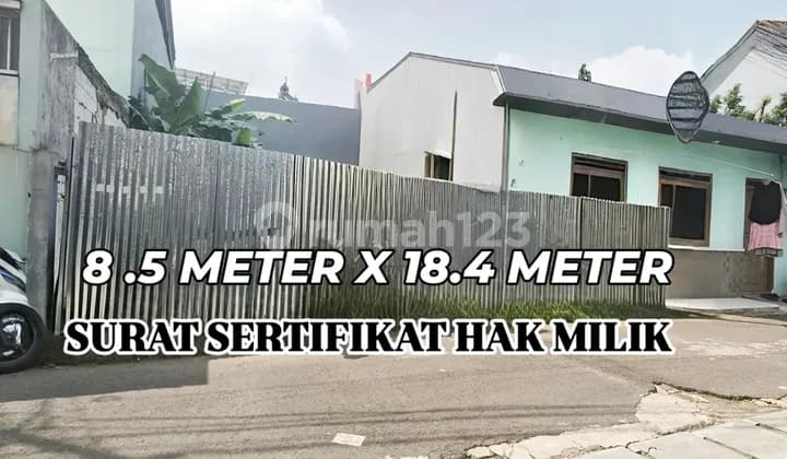 Jual Tanah156 M Harga 8Juta P/M Jagakarsa Samping Campus Istn