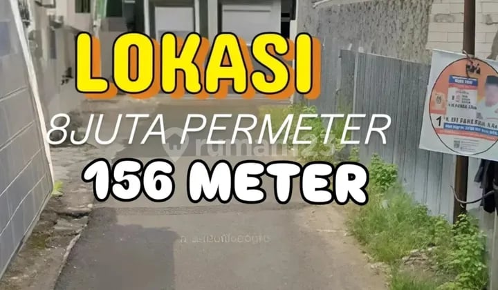 Tanah di Jagakarsa Ukuran 8.5M X 18