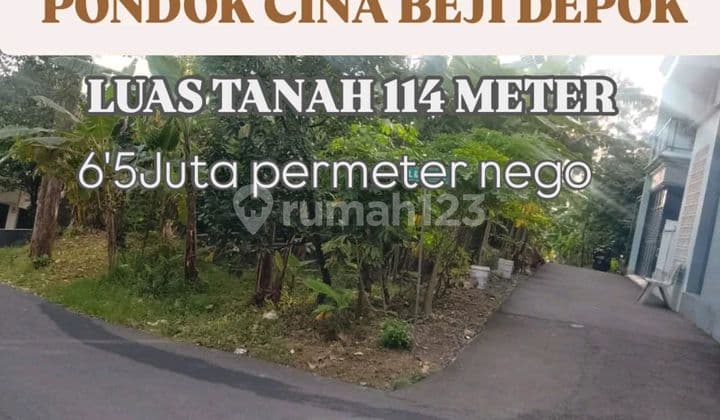 Tanah 114 Meter di Margonda Jalan Karya Bakti