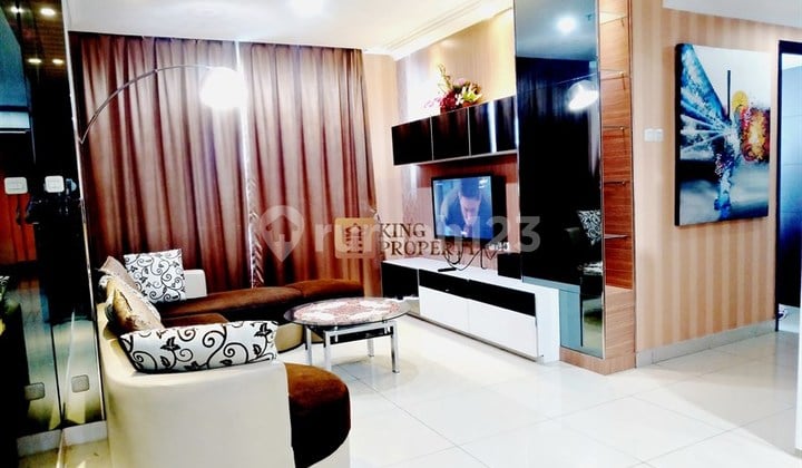 Elegant 2BR Interior Residence at Central Park Residences Podomoro City | Near Central Park & Trisakti University, 24-Hour Security, Swimming Pool, Gym, Jogging Track, Sky Garden & Green Park, Children's Playground