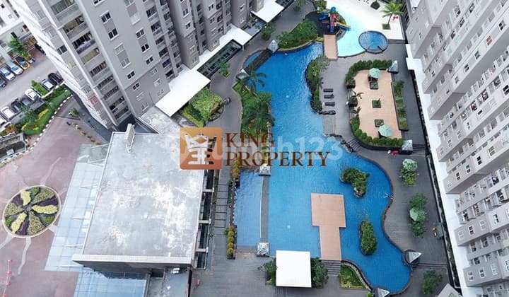 Bright & Clean Living 2Br Royal Medit - Garden View, Langkah ke Central Park, Fasilitas Kolam Renang & Kids Pool, Whirlpool, Sauna & Outdoor Playground, Jogging Track, Squash Court, Tennis Court & Gym