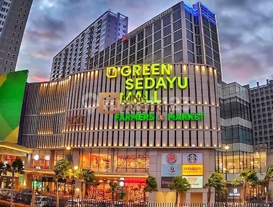 Akses Langsung ke Mall, Potensi Sewa Tinggi Studio Green Sedayu Taman Palem, Fasilitas Kolam Renang, Playground untuk anak-anak, GYM, Supermarket, ATM Center, Fitness Center, Track Jogging