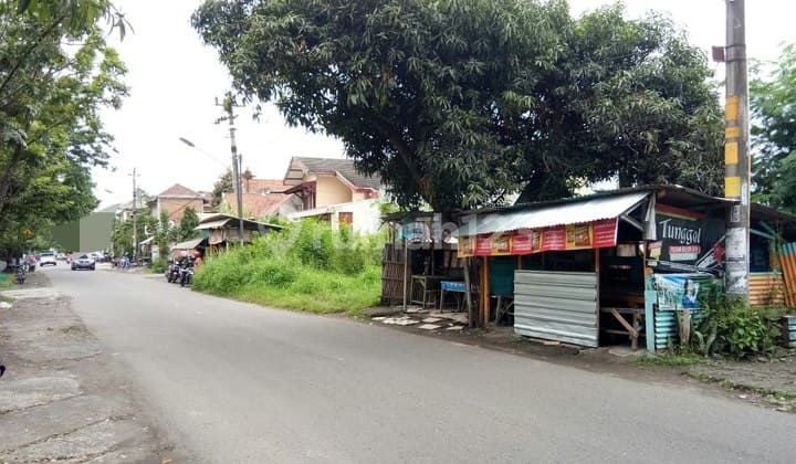 Tanah Pekarangan Komersial Strategis Dekat Jl. Raya