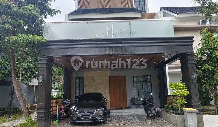 For Sale Beautiful 3-Story House with Private Swimming Pool in Harapan Indah, Bekasi.