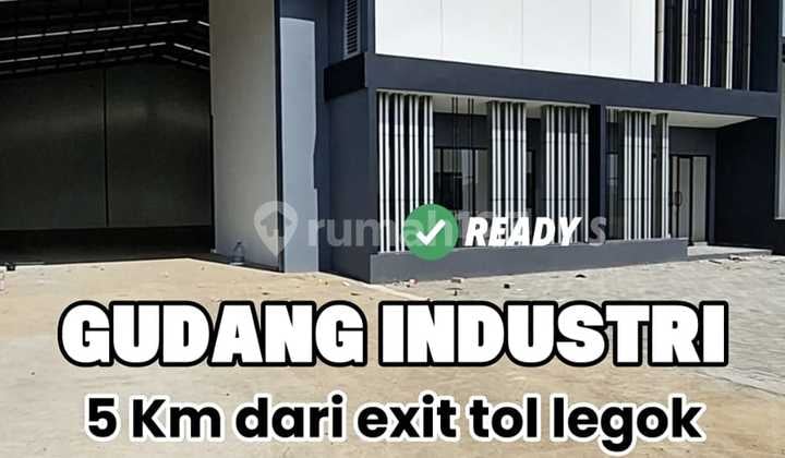 Gudang Dekat Tol BSD Tangerang - Blessindo Legok, Bebas Banjir & Siap Pakai