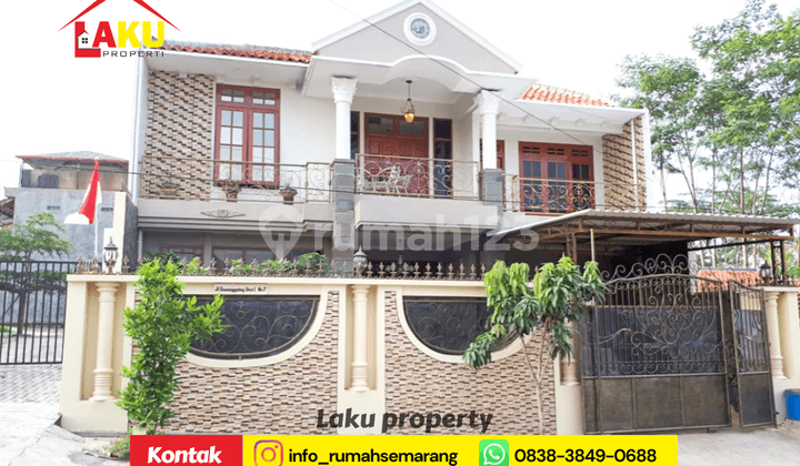 Rumah Kelas Sultan Banyumanik - 600 M² Bangunan, Balkon & Garasi