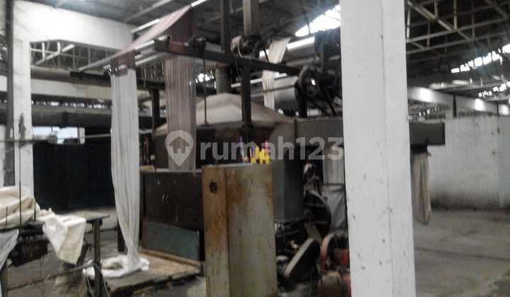 Dijual Pabrik Tekstil + kantor Masih Jalan di Moch Toha Bandung