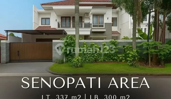 Rumah Senopati, Jakarta Selatan Bagus Unfurnished SHM