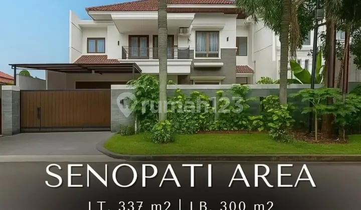 Rumah Senopati, Jakarta Selatan Bagus Unfurnished SHM