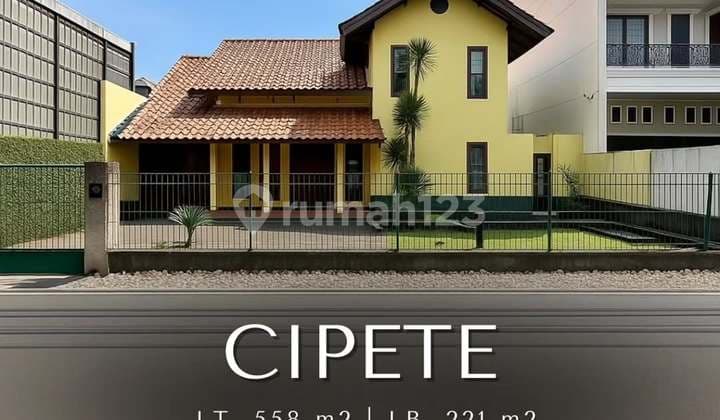 Rumah Bagus Cipete, Jakarta Selatan SHM Unfurnished